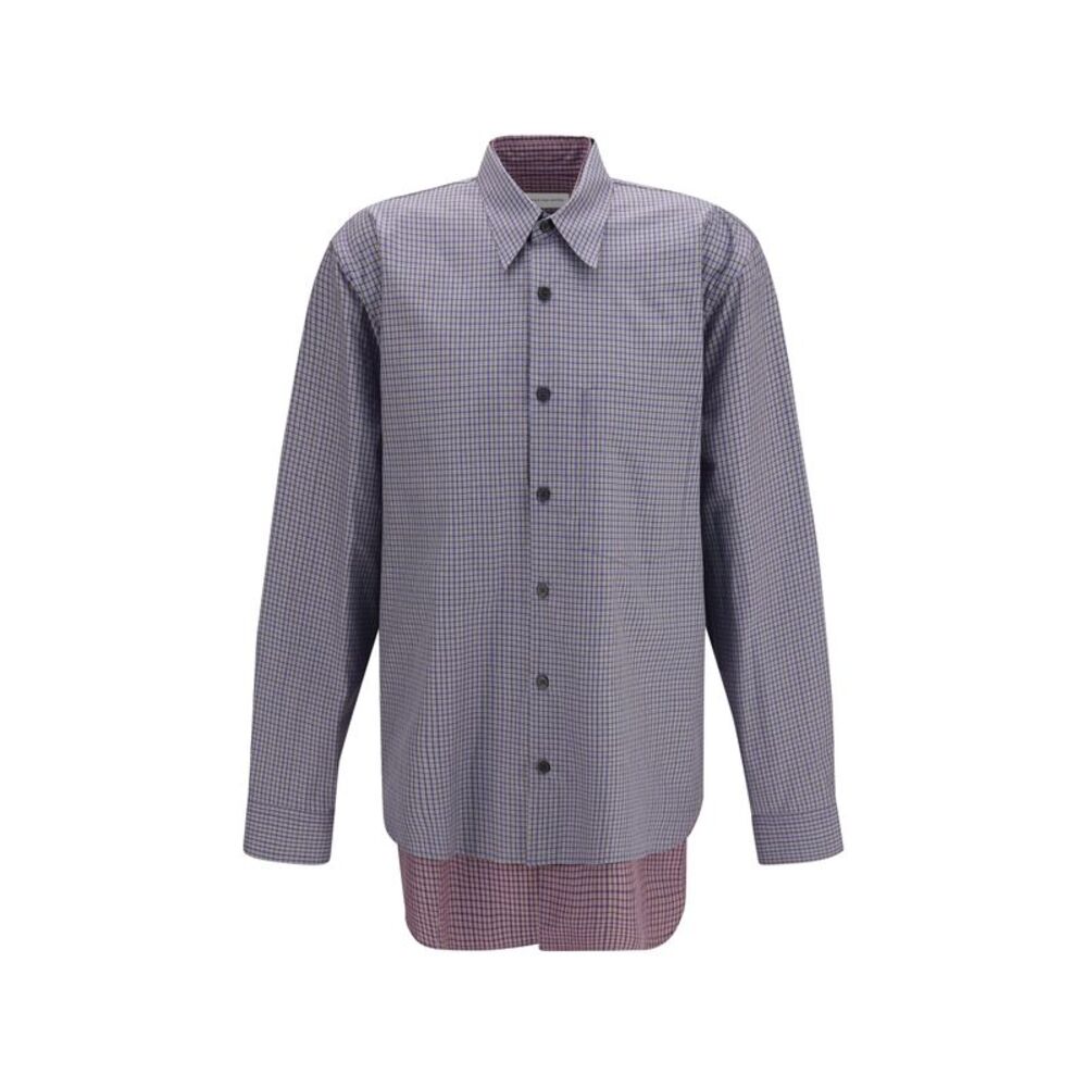 Dries Van Noten Men Camber Double-Layer Shirt